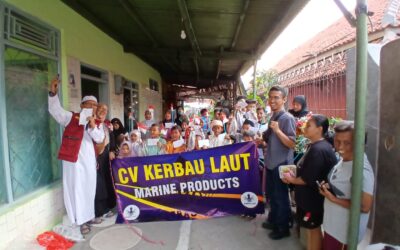 Giving back to the communities (CSR program by Kerbau Laut)